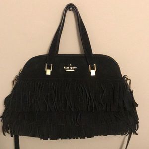 Kate spade sycamore suede handbag fringe